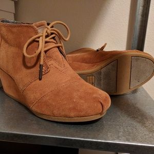 Toms 'Desert' wedge bootie